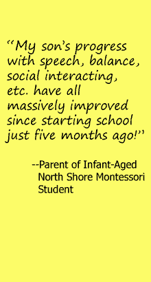 infant care and preschool parent testimonial
