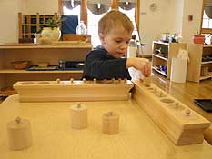 Accredited Montessori preschool education for toddlers